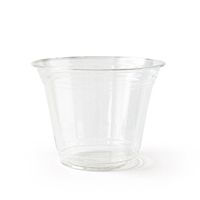 Susty Party Compostable PLA Cup (50 Pack), 9 oz, Clear