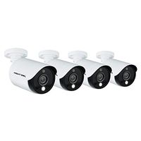 Night Owl Wired 1080p HD Indoor/Outdoor Add-on Cameras with Built-in Motion-Activated Spotlights, 100 ft. of Night Vision, 100° Wide Viewing Angle and L2 Color Boost Technology (4-Pack)