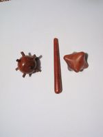 3 Different Shaps Reflexology Thai Foot Hand Massage Wooden Stick