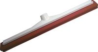 Carlisle 36691800 Flo-Pac Soft Double Foam Rubber Floor Squeegee with Plastic Frame, 18" Length, Red