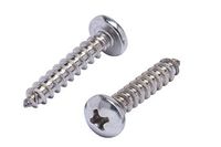 #10 X 1" Stainless Pan Head Phillips Wood Screw, (100pc), 18-8 (304) Stainless Steel Screws by Bolt Dropper