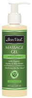 Bon Vital' Organica Massage Gel Made with Certified Organic Ingredients for Earth-Friendly and Relaxing Massage, Moisturizer for Natural Massage That Hydrates and Softens Skin, 8 Oz Bottle