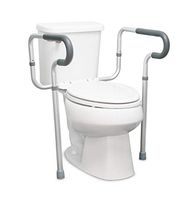McKesson Gray Aluminum Toilet Safety Rail Up to 300 lbs