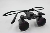 NORTHOPE L50G Big Field High-Definition Surgical Surgery Medical Binocular Magnifying Dental Loupes 3.5X with Nickel Alloy Half Frame