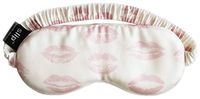 Slip Pure Silk Sleep Mask, Pink Kisses - 100% Pure Mulberry Silk 22 Momme Eye Mask with Elastic Band from Slip Pure Silk Pillowcase