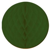 12" Dark Green Honeycomb Ball