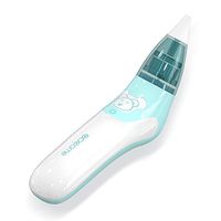 Colawind Baby Nasal & Ear Aspirator - Safe Hygienic Nose Cleaner, Electric Silicone Earwax Removal Tool for Newborns and Infants, Included 2 Sizes of Nose Tips, 1 Ear Tip, 1 Tweezer, 10 Tweezer Tips(F