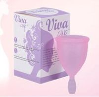 RONSHIN Silicone Menstrual Cups, Ruby Cups Feminine Hygiene Cups, FDA Approved, Safe & Reusable - S/L