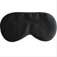 Party Masks - 1PC New Pure Silk Sleep Eye Mask Padded Shade Cover Travel Relax Aid Blindfold Shades Helper 6 Colors