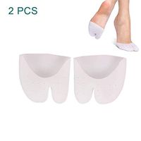 Gel Toe Caps, Messar 2 PCS Gel Half Full Toe Caps Covers Sleeves Protectors for Women/Men with Breathing Hole Ball of Foot Cushion Metatarsal Pads for Callus Cushion and Blister Pads (Style 1)