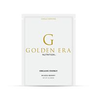 GEN Organic Energy Supplement, 100% All-Natural Active Ingredients, Mixed Berry Flavor, Fuel Your Next Workout, High in Fiber, Informed-Choice | Zero Banned Substance Single Serving