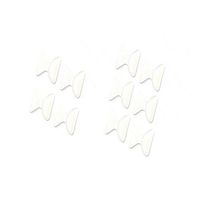 5 Pairs 2.5mm Non-Slip Silicone Comfortable Nose Pads for Eyeglasses Transparent