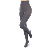 Ease Opaque Women's Support Pantyhose - Moderate (20-30mmHg) Graduated Compression Hosiery (Coal, Large Long)