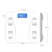 Lfsp Electronic Scales, Digital Scales Bluetooth Body Fat Scale Smart Electronic Digital Scales Wireless Digital Bathroom BMI Portable Weight Scale High-Precision Scales
