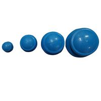 Ikevan Silicone Acupuncture Cupping Therapy Set Professional Body Massage Cup, 4Pcs Chinese Acupuncture Cupping Silicone Rubber Massage Cellulite Therapy Jar