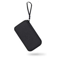 Yunzee Travel Electronics Organizer with Hand Strip Cellphone Power Bank Earpods Cable Bag Electronic Accessories Storage Bag,Black