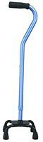 Carex Health Brands Quad Cane, Blue Satin
