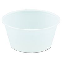 Dart P325N 3.25 oz Translucent PS Portion Container (Case of 2500)