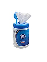 Disinfectant Wipes Portable 75% Alcohol Wet Wipes Antiseptic Cleaning Sterilization Wipes Wet Wipes for Tourism,Hotel,Restaurant,Home,Office 60 PCS/Bucket