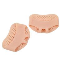 Bonlting 1 Pair of Silicone Forefoot Pad Gel Metatarsal Pads Honeycomb Forefoot Cushion Breathable Soft Gel Foot Pads