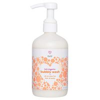 BEB Organic Bubbly Wash. Moisturizing Aloe and Coconut Based Hair and Body Wash with Green Tea and Calendula Extract for Preemies and Newborns, pH Balanced, eye-safe Gel Cleanser (19 ounce)