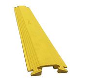 Kable Kontrol Medium-Duty Rubber Drop Over Cord Covers -(One Channel 60" Long, Yellow)