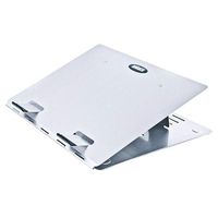Aidata LHA-6 LAPstand Aluminum Portable Laptop Ultrastand; Elevate Your Notebook to an Optimal Angle and Height; Adjustable Platform with 3 Viewing Angles: 19°,22°,25°