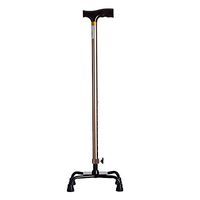 Aluminum Four-Legged Cane Walker Adjustable Height Anti-Skid Cane Walker to Help The Elderly Use Mobile Assist