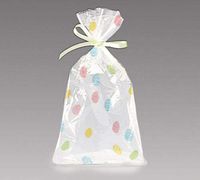 10ct Small Colorful Easter Eggs 7x2x3" Cello Cellophane Treat Food Snack Goodie Bags nfLG -667