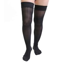 Salvere Simply Sheer 15-20 mmHg Thigh High Compression Stockings, Closed Toe