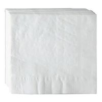 AmerCare 8.25 Inch x 8.25 Inch White 2-Ply Dinner Napkins, Case of 3000