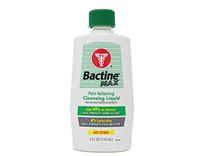 Bactine MAX Pain Relieving Cleansing Liquid with 4% Lidocaine, 4 Ounce (Pack of 3)