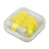 Detectorcatty A Pair Spiral Convenient Silicone Ear Plugs Anti Noise Snoring Earplugs Comfortable for Sleeping Noise Reduction Accessory