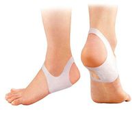 Medical Grade Gel Silicone Shock Absorbing Plantar Fasciitis Foot Arch Ankle Heel Cushion Protector Support Pack of 1 Pair