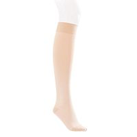 JOBST Opaque Knee High with SoftFit Technology Band, 30-40 mmHg Compression Stockings, Closed Toe, X-Large, Natural