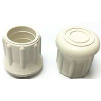 Protective Leg Tip, Slipon, Rd, 31/32", PK10