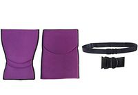 Replacement Anti Bacterial Back & Seat Cushions in Purple Set- for Karman S-ERGO105F18RS Ergonomic Wheelchair - Fit to Seat Size 18"x17" and Free Wheelchair Black Seatbelt!