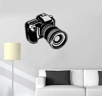 Vinyl Decal Camera Photo Art Photography Room Decor Wall Stickers 3208