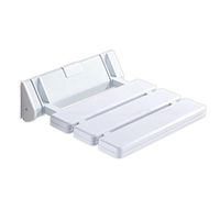 Bathroom Elderly Bath Stool Shower Folding Stool seat Bathroom Non-Slip Shower Wall Chair Shoe Changing Wall Chair Foldable (Color : White, Size : 3232.810cm)