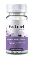 VeeFresh VeeTract Urinary Tract Support with D-Mannose - D Mannose & Hibiscus for Bladder - Urinary Tract Health, Urinary Tract Iinfection & Treatment UTI Prevention - 1 Month Supply (60 Capsules)
