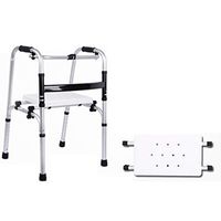 Medical Folding Walker Adjustable Height Walking Aids for Elderly, Seniors, Handicap, Disabled,Max180kg(Accessories Included)
