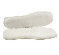 4 Pairs Insole Thick Wool Insoles Fluffy Fleece Inserts Cozy and Fluffy,White