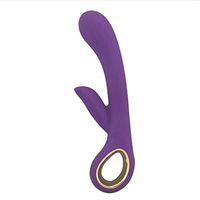 MXD Vibrating Clitorial for Women Tracys Dog Double Heads 10-Frequency Vibration Mode Massage Silicone Soft and Comfortable Massage (Color : Purple)