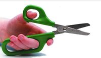 Long Loop Self Opening Scissors - 1" Rounded Tip Blades - Left Hand
