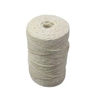 Ammzzoo111 Merry Christmas DIY Christmas Ribbon Rolls Jute Twine Hemp Rope DIY Craft Cord for Wedding Gift Package Party Decoration -50/100cm Off White 100m