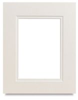 Savage ProMatte, Double 8x10 Photo Mat with 4x6 Opening, Bevel Cut, Acid Free, Dual Colors: Oxford Gray/Matte Black