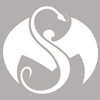 So Cool Stuff Strange Music Band Logo - Vinyl 5" tall (Color: WHITE) decal laptop tablet skateboard car windows stickers