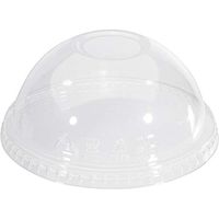 Clear Dome Lids For Plastic Cups: 14-24oz (Clear, 50ct)