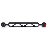 WeiHe 8"/20.5cm Double 1" Ball Arm for Connecting Strobe/Video Light to Underwater Housing