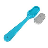 ZENGZHIJIE Pedicure Foot File and Callus Remover for Hard Skin Professional, Stainless Steel Foot Rasp File Sided Replacement Pads Easy Feet Scrubber for Bath Pedicure (Color : Blue)